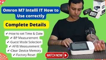 Omron M7 Intelli IT Blood Pressure Monitor.