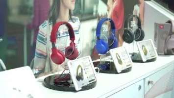 JBL E45BT and E55BT wireless headphones | CES 2017 | Crutchfield video
