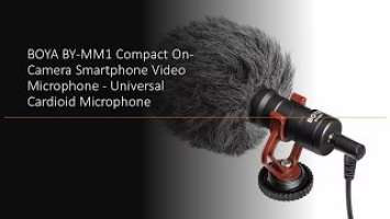 BOYA BY-MM1 Universal Cardioid Microphone - Tech Review