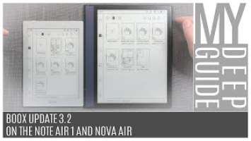 Boox Update 3.2 On Note Air 1 And Nova Air