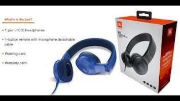 JBL E35 Headset unbox and review