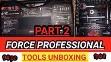 Force Professional Tools 94 Pc 4941 Full Details Review | India | Hindi |