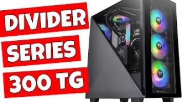 ThermalTake Divider 300 TG ARGB Split Personality ATX PC Case