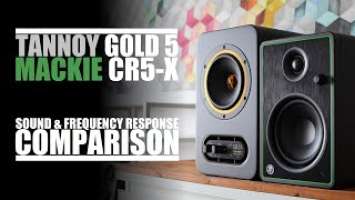 Tannoy Gold 5  vs  Mackie CR5-X  ||  Sound, Distortion & Frequency Response Comparison