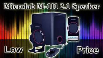 Microlab M-111 2.1 Multimedia Speaker | Microlab Desktop sound box |