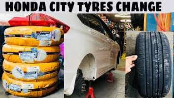 YOKOHAMA (ADVAN DB V552)195/65R15 HONDA CITY TYRE CHANGED 2022 MODEL Price In Karachi MADE IN JAPAN