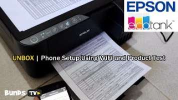 EPSON EcoTank L3250 WIFI Printer Scan Copy UNBOX | Phone Setup Using WiFi and Product Test
