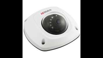 HiWatch DS T251 Внутренняя 2Мп мини купольная HD TVI камера со звуком