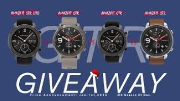 (CLOSED)Best Budget Smartwatch 2020? - AMAZFIT GTR Lite Smartwatch Giveaway + GTR Series Comparison