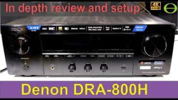 Unboxing, setup guide, and in depth review of the DENON DRA-800H AV stereo amplifier.