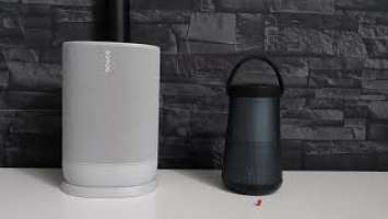 Sonos Move Vs. Bose Revolve Plus. Sound Demo (Another One Bites The Dust - Queen).