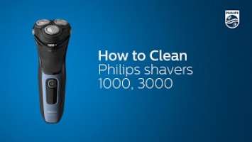 How to clean Philips Shaver S1000 & S3000