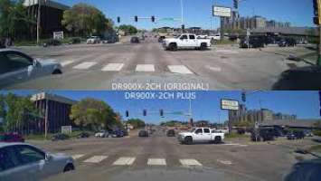 Blackvue DR900X-2CH Plus vs. DR900X-2CH - Front + Rear 4K Day