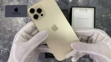 Распаковка Apple iPhone 12 Pro Max Gold от компании ЭплМания