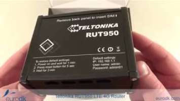 Teltonika RUT950 LTE 4G Router - QUICK UNBOXING & SPECIFICATIONS 4K