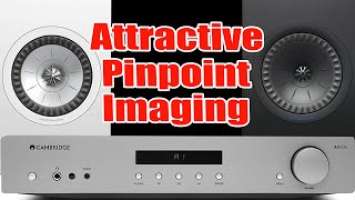 Which One's Right for You? Attractive and Pinpoint Imaging Sound  KEF Q150 vs Q350 w/Cambridge AXA35