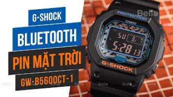 Đập hộp G-Shock kết nối Bluetooth, Pin Mặt Trời - GW-B5600CT-1 phối màu City Camouflage mới