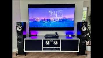 Bowers & Wilkins 704 S2 - Denon AVC-X4700H - Hometheater System