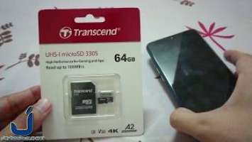 Review of Transcend microSDXC 330S UHS-I Class 10 V30 - 64GB