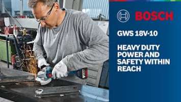 Bosch GWS 18V-10 Professional | Best Cordless Angle Grinder | Bosch Angle Grinder