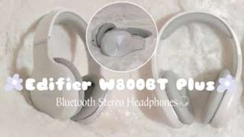 Budget aesthetic headphones ☾⋆⁺₊✧ | Edifier W800BT Plus | Unboxing | Shopee Haul
