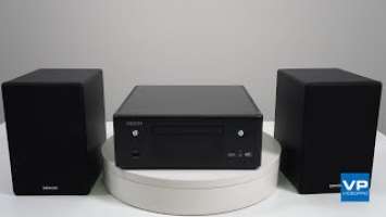 Unboxing the Denon Mini System RCDN11B and SCN10 Bookshelf Speakers