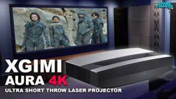 LOOK OUT SAMSUNG! XGIMI Aura 4K Ultra Short Throw Laser Projector Review & Setup