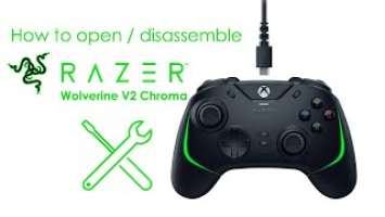How to open Razer Wolverine V2 Chroma -easy-