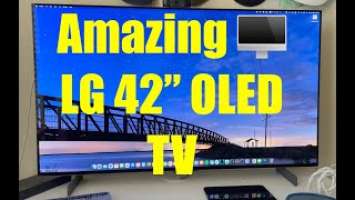 Epic display for work & gaming! LG OLED 42" TV OLED42C2PUA