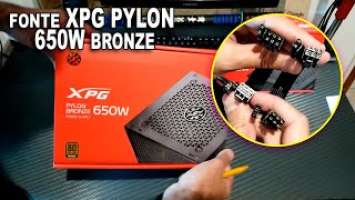 FONTE XPG PYLON 650W DA KABUM! O QUE VEM NELA?