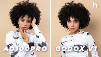 Godox AD100 Pro vs. Godox V1 Comparison & Review | Which One Should You Get?