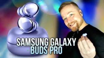 SAMSUNG GALAXY BUDS PRO НАУШНИКИ - КРУПНЫЙ ПЛАН, ВОДНЫЙ ТЕСТ, ПРО ШУМОДАВ [Честный Обзор]
