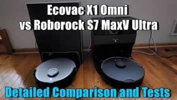 Roborock S7 MaxV Ultra vs Ecovac X1 Omni