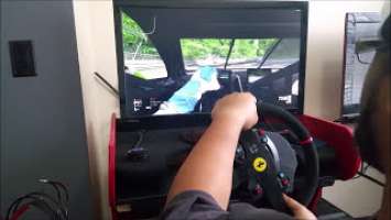 T300RS Alcantara wheel first run