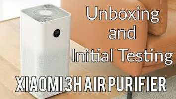 UNBOXING AND INITIAL TESTING OF XIAOMI 3H AIR PURIFIER