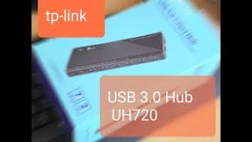 Unboxing tp-link USB 3.0 Hub UH 720 + Charging ports