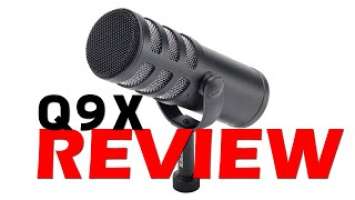 Samson Q9X Review - vs Shure SM7B