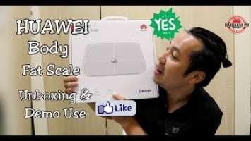 HUAWEI Smart Body Fat Weighing Scale Unboxing (Tagalog)
