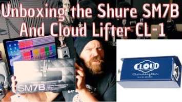 Unboxing the Shure SM7B microphone and the Cloudlifter CL-1
