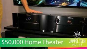 $50,000 Home Theater with Sony 83" A90J, Savant, Marantz SR7015, Marantz Amps, and Bi-Amped Speakers
