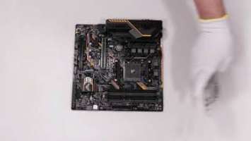 Unboxing Asus TUF B350-M-PLUS GAMING AM4 4DDR4 USB3/DVI/d-sub uATX