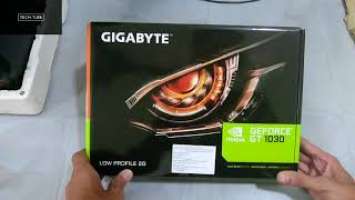 Unboxing Gigabyte Nvidia Geforce GT 1030 2GB DDR5 PC Graphics Card