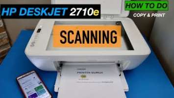 HP DeskJet 2710e Scanning, Printing & Copying Review.
