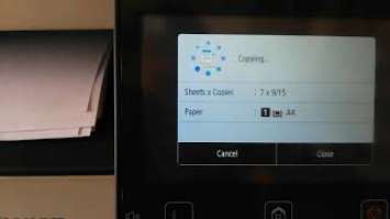 Canon iR 1643i A4 paper photocopy speed