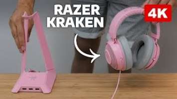 RAZER KRAKEN Quartz Pink - UNBOXING 4K