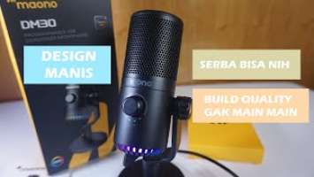 Mic Condenser Kaya Akan Fitur | Maono DM30