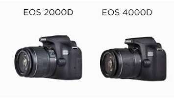 Сравнение камер Canon EOS 2000D и EOS 4000D
