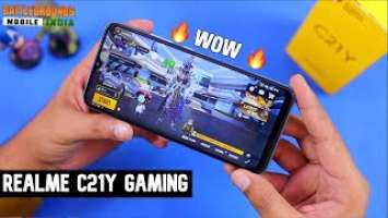 Realme C21Y BGMI PUBG Gaming Test with FPS | Best Gaming Phone Under 10K