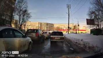 70mai Dash Cam M300 пример записи днем