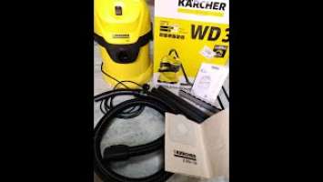 Karcher WD3* Wet & Dry Vacuum Cleaner | Karcher Vacuum Cleaner Unboxing | How to Use Karcher Cleaner
